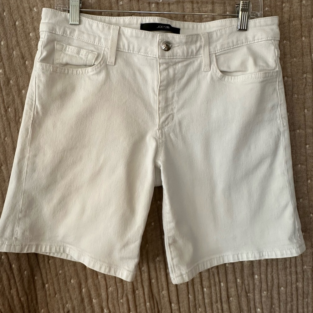 Joe's Jeans Classic White Denim Shorts